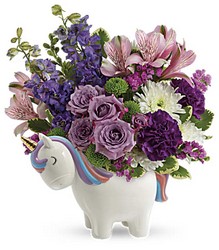 Magical Mood Unicorn Bouquet from Kinsch Village Florist, flower shop in Palatine, IL